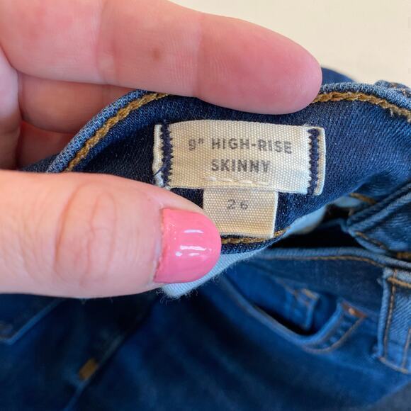 Madewell 9" Mid-Rise Skinny Jeans in Larkspur Wash: TENCEL Denim‎ Edition - Picture 7 of 11